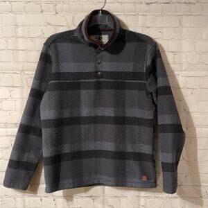 John Wayne plaid fleece pullover in size small